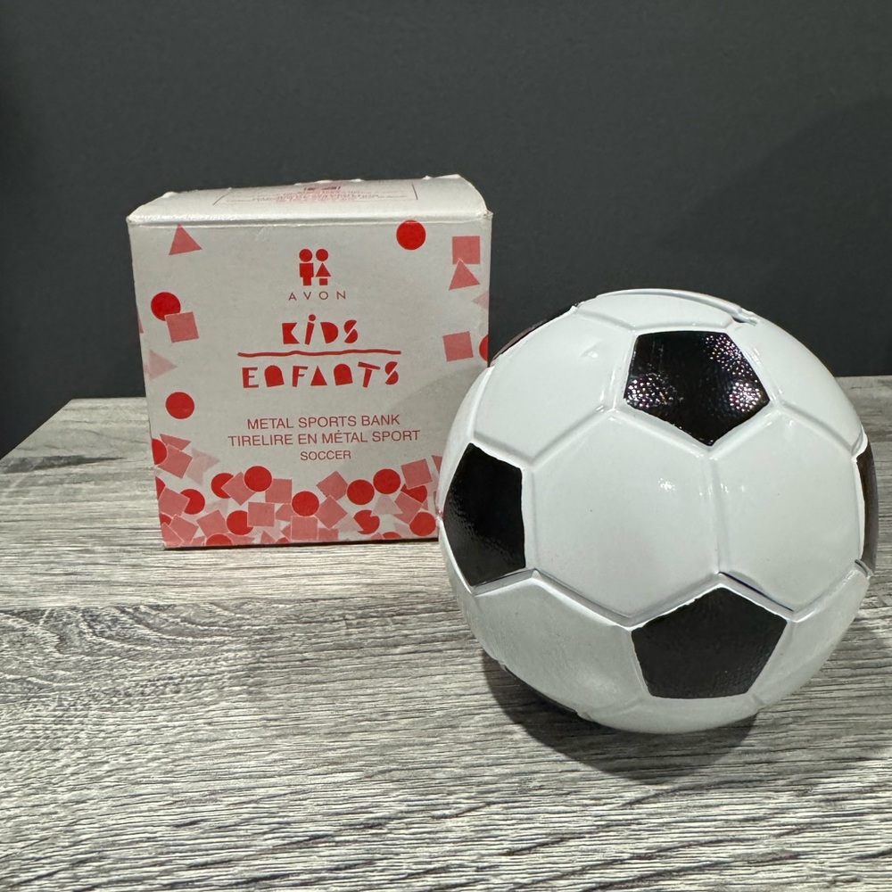 Avon | Metal Sports Bank: Soccer Ball